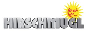 Hirschmugl -Logo silber mit Sonne